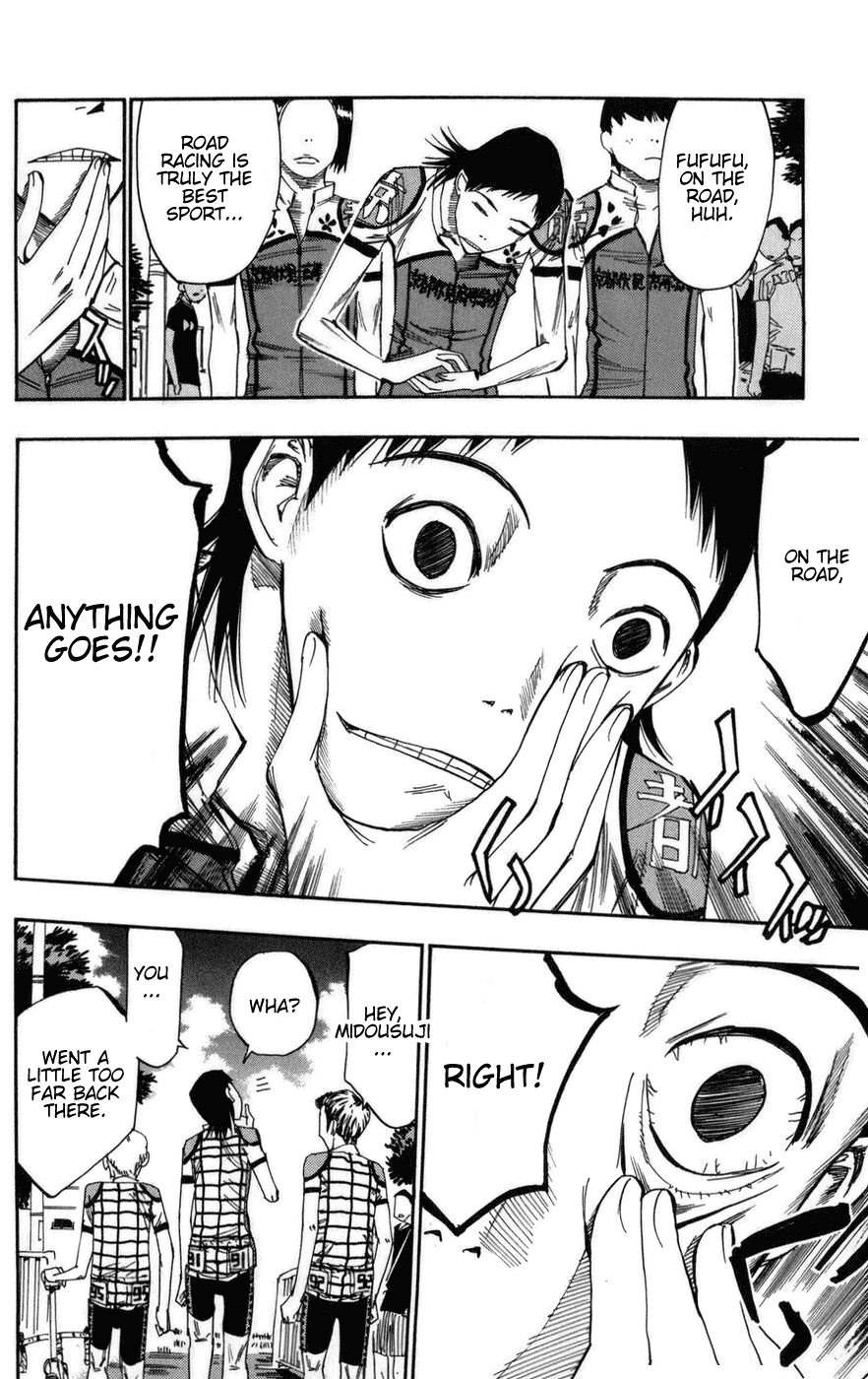 Yowamushi Pedal Chapter 73 page 14 - Chapter 73: Midousuji