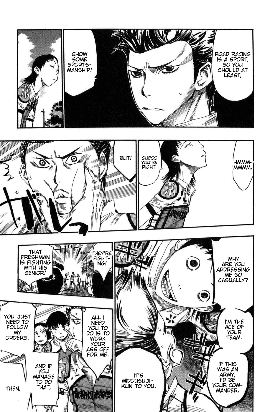 Yowamushi Pedal Chapter 73 page 15 - Chapter 73: Midousuji