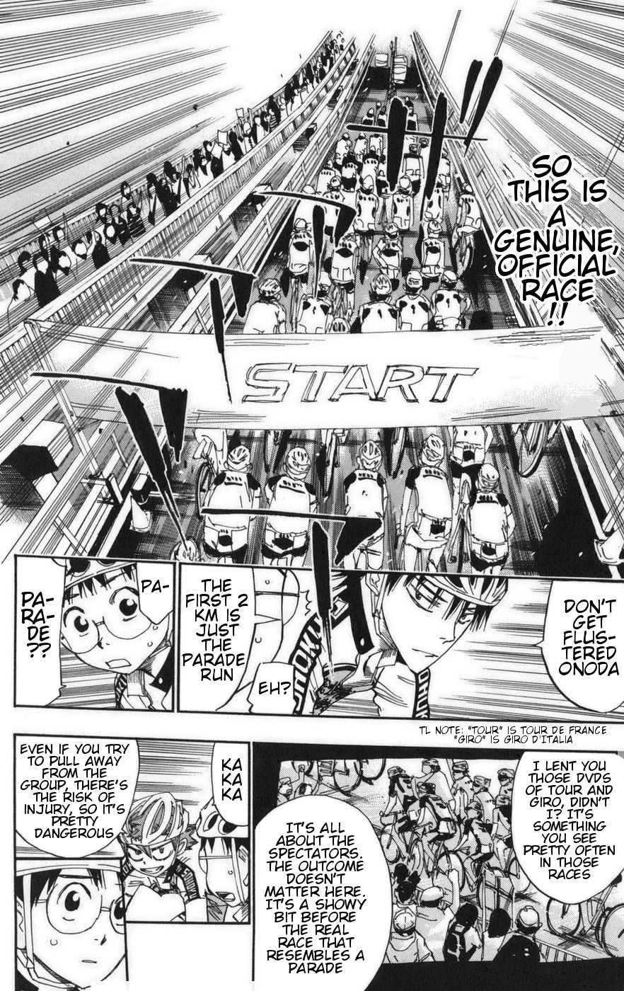 Yowamushi Pedal Chapter 75 page 14 - Chapter 75: Start Line
