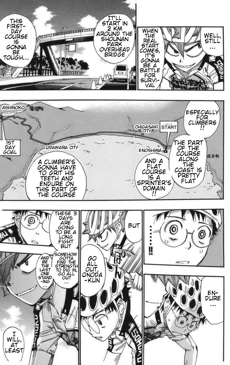 Yowamushi Pedal Chapter 75 page 15 - Chapter 75: Start Line