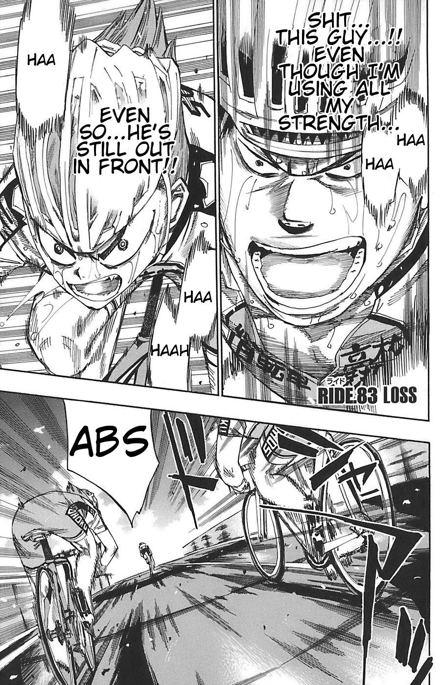 Yowamushi Pedal Chapter 83 page 1 - Chapter 83: Loss