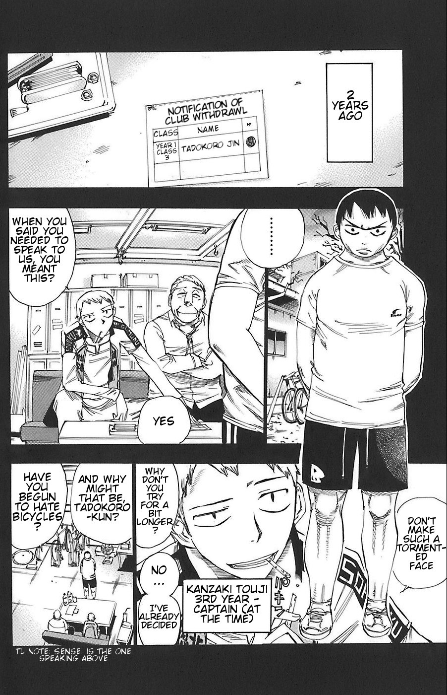 Yowamushi Pedal Chapter 83 page 6 - Chapter 83: Loss