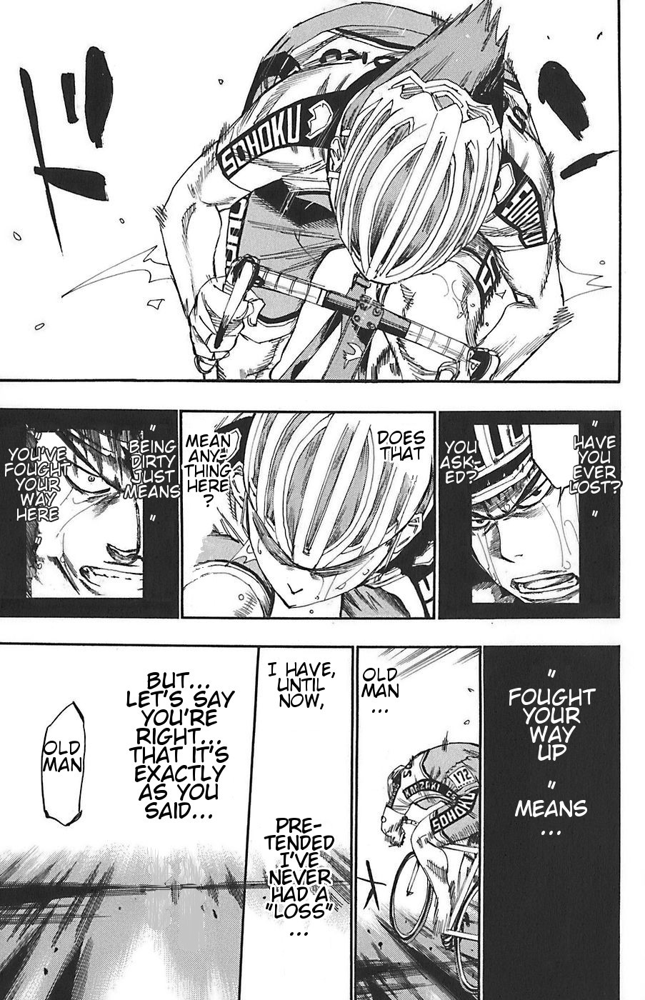 Yowamushi Pedal Chapter 84 page 10 - Chapter 84: 3-Way Sturggle
