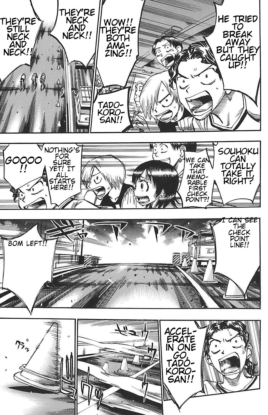 Yowamushi Pedal Chapter 84 page 16 - Chapter 84: 3-Way Sturggle
