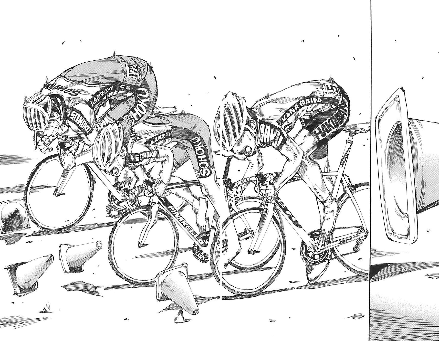 Yowamushi Pedal Chapter 84 page 17 - Chapter 84: 3-Way Sturggle