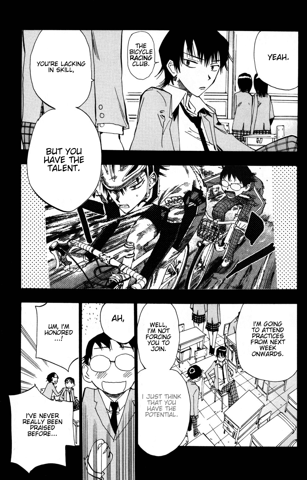 Yowamushi Pedal Chapter 9 page 10 - Chapter 9: He Loves to Show Off