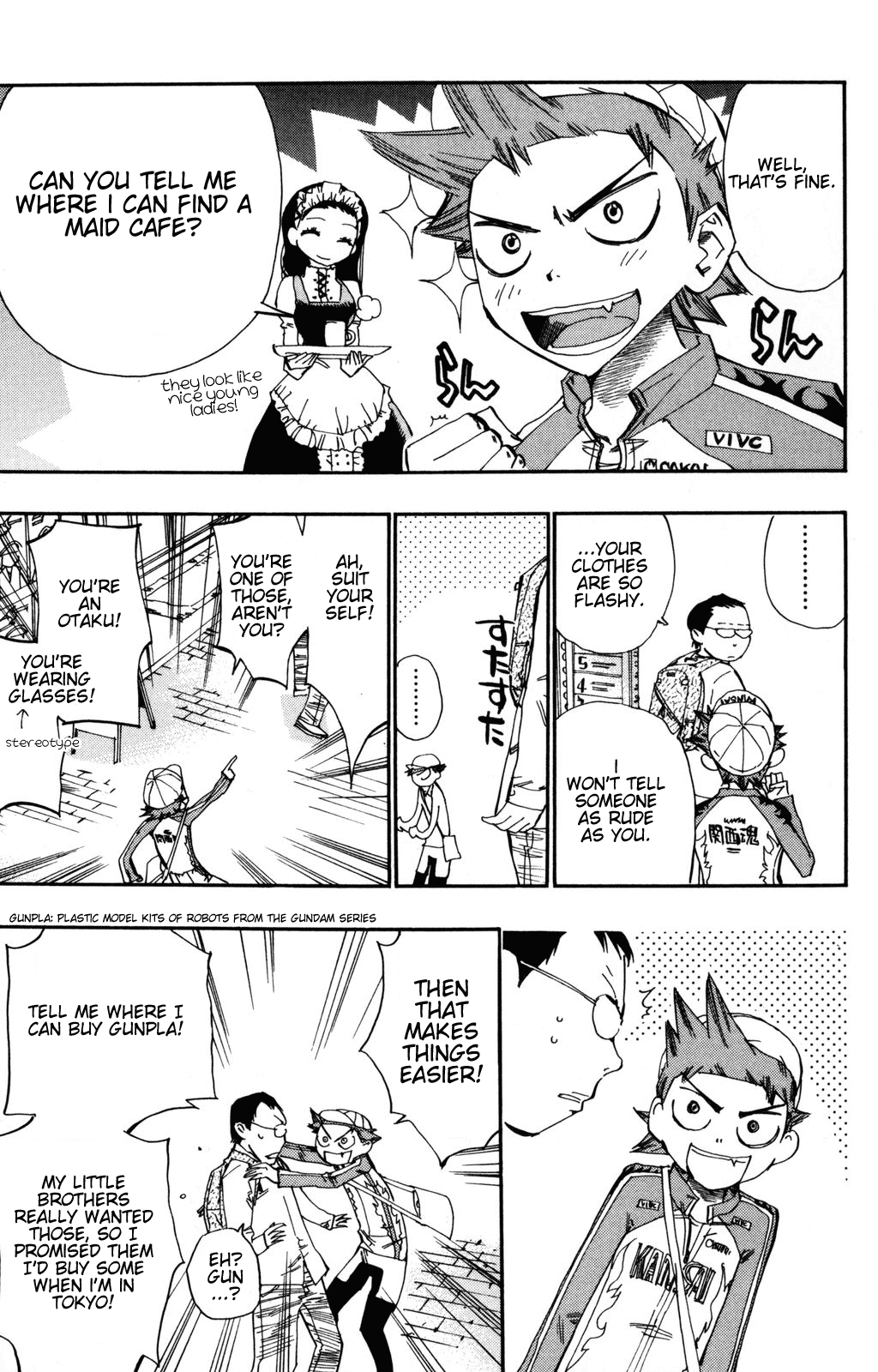 Yowamushi Pedal Chapter 9 page 4 - Chapter 9: He Loves to Show Off