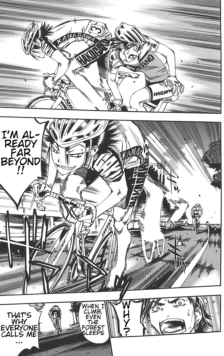 Yowamushi Pedal Chapter 91 page 14 - Chapter 91: God of the Mountains Toudou