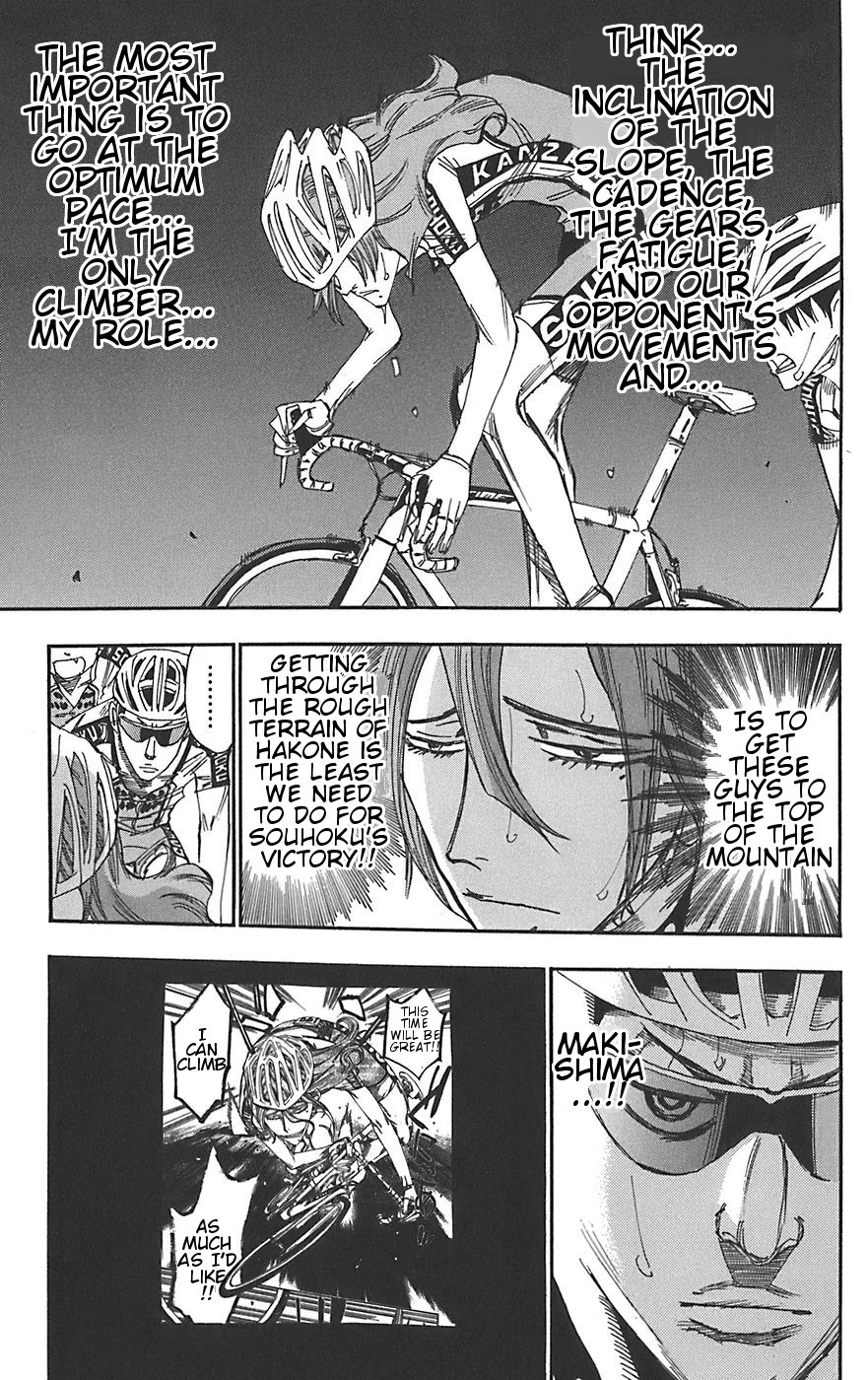 Yowamushi Pedal Chapter 91 page 5 - Chapter 91: God of the Mountains Toudou