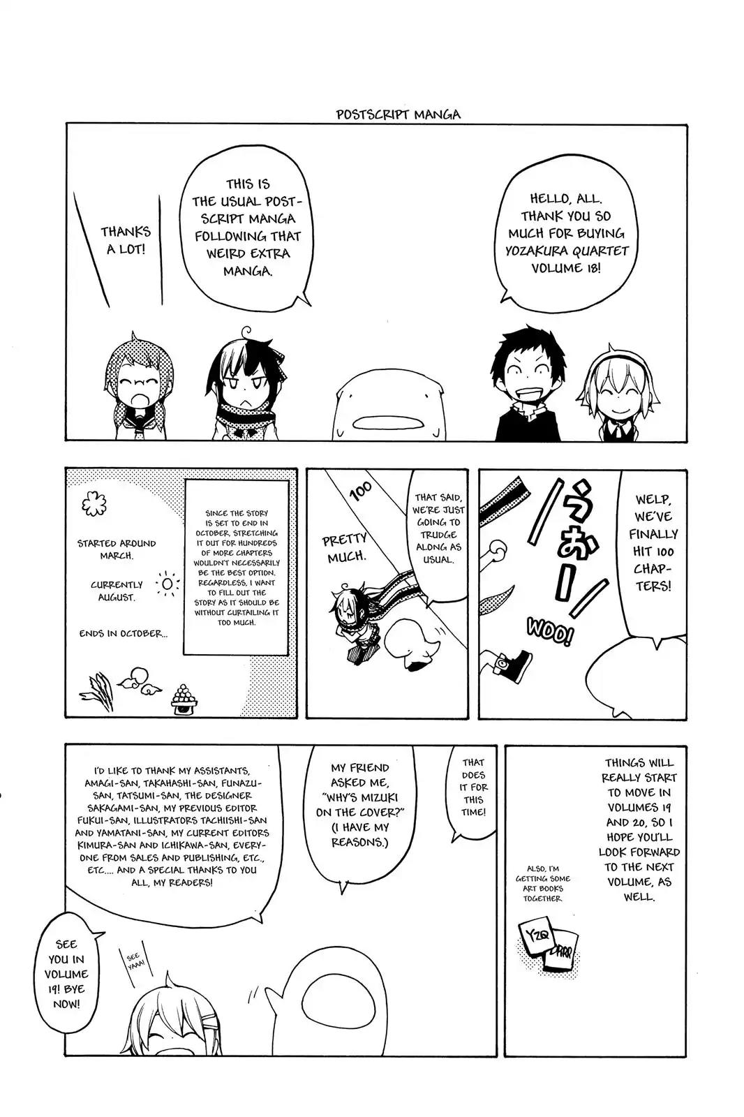 Yozakura Quartet Chapter 106 page 32 - Chapter 106