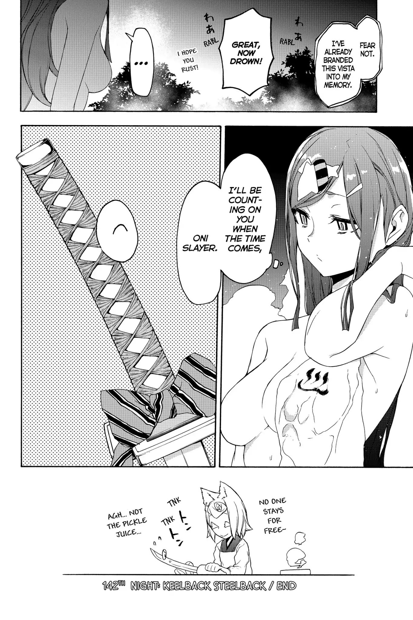 Yozakura Quartet Chapter 142 page 24 - Chapter 142: Keelback Steelback