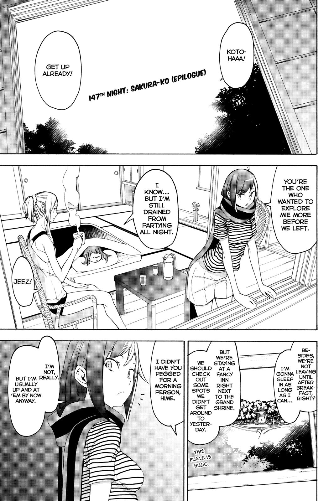 Yozakura Quartet Chapter 147 page 1 - Chapter 147