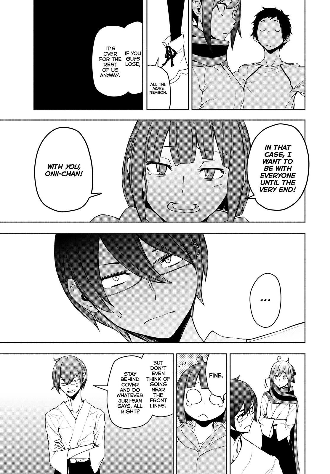 Yozakura Quartet Chapter 166 page 17 - Chapter 166