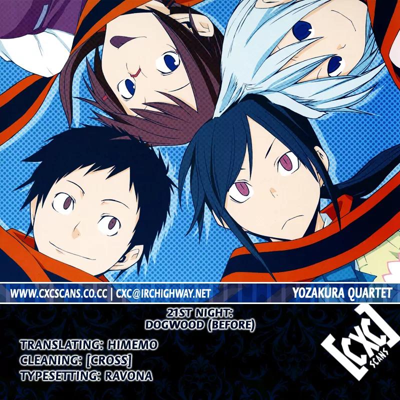 Yozakura Quartet Chapter 21 page 37 - Chapter 21: Dogwood (Before)