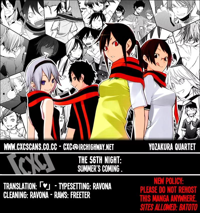 Yozakura Quartet Chapter 56 page 1 - Chapter 56: Summer's Coming 3 + Omake