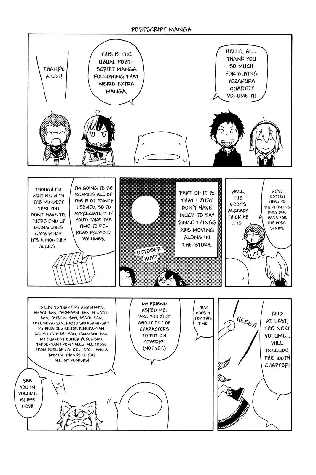 Yozakura Quartet Chapter 99 page 31 - Chapter 99