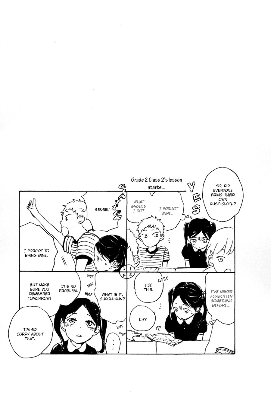 Yozora no Sumikko de, Chapter 9.1 page 14 - Chapter 9.1: Extras