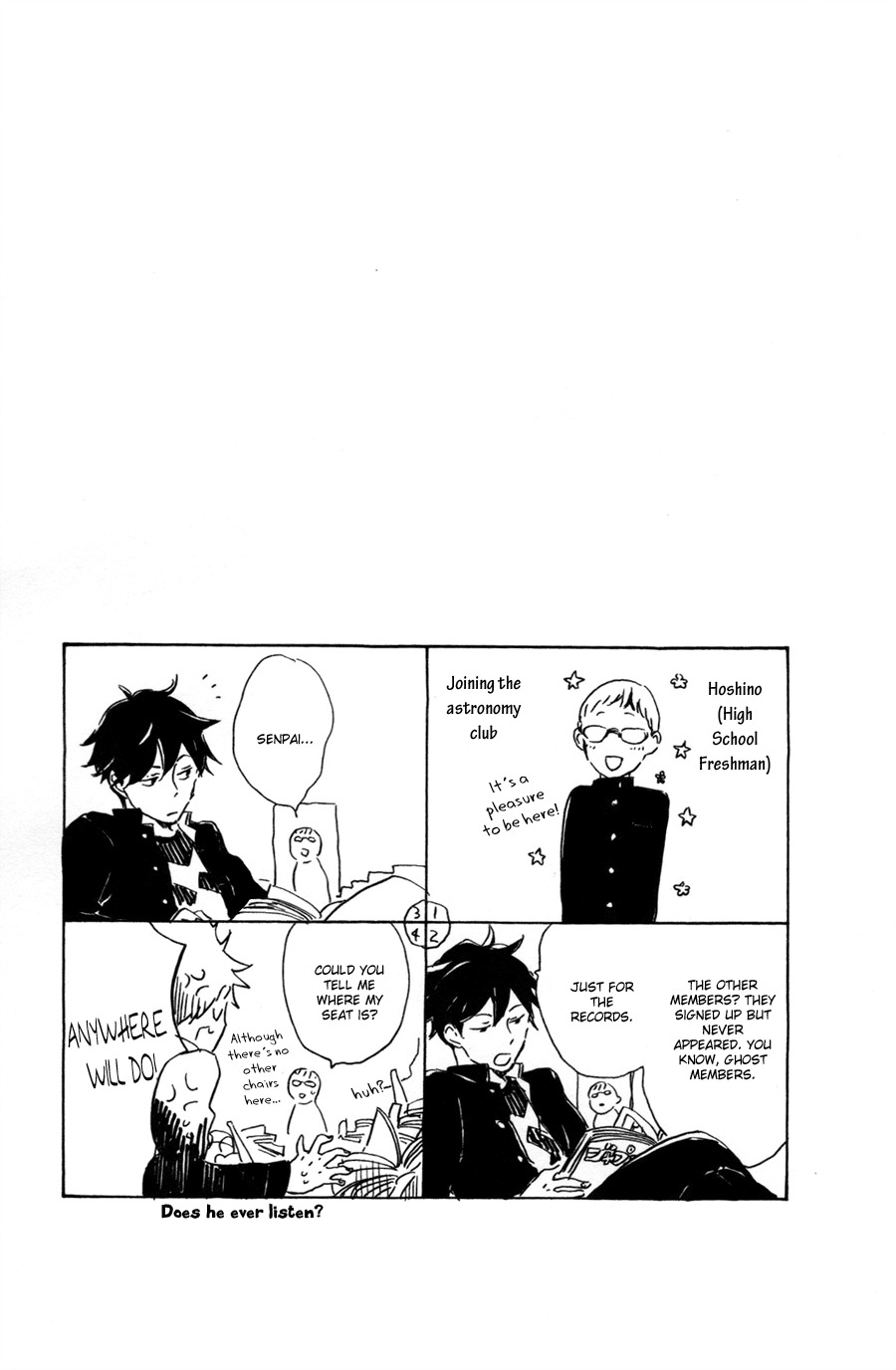 Yozora no Sumikko de, Chapter 9.1 page 16 - Chapter 9.1: Extras