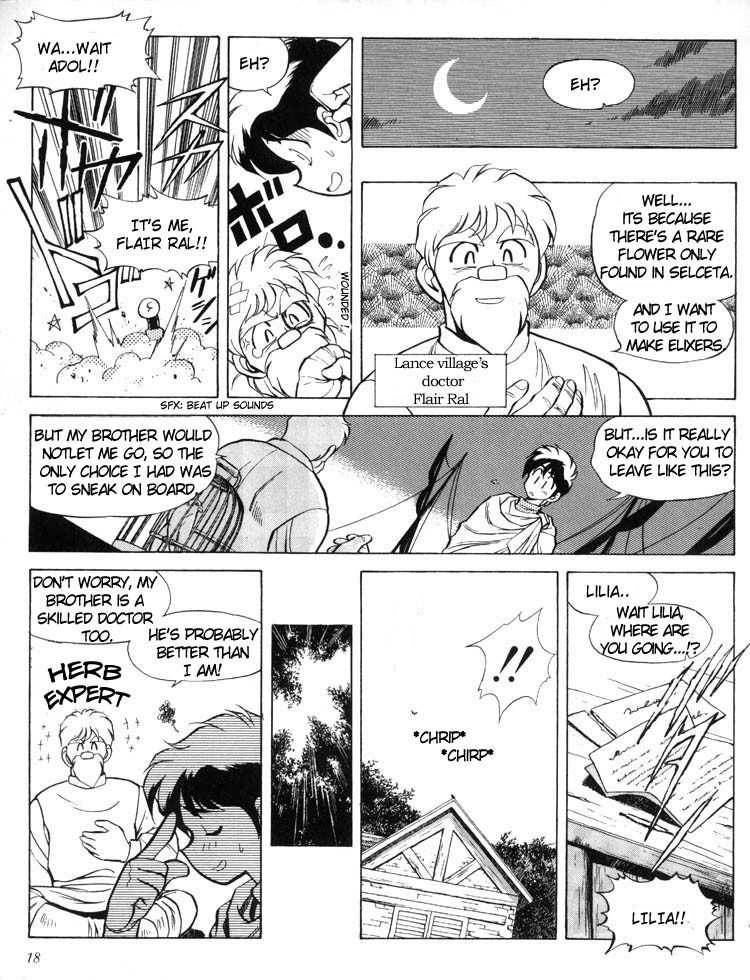 Ys Taiyou no Kamen Chapter 1 page 18 - Chapter 1: Set Sail