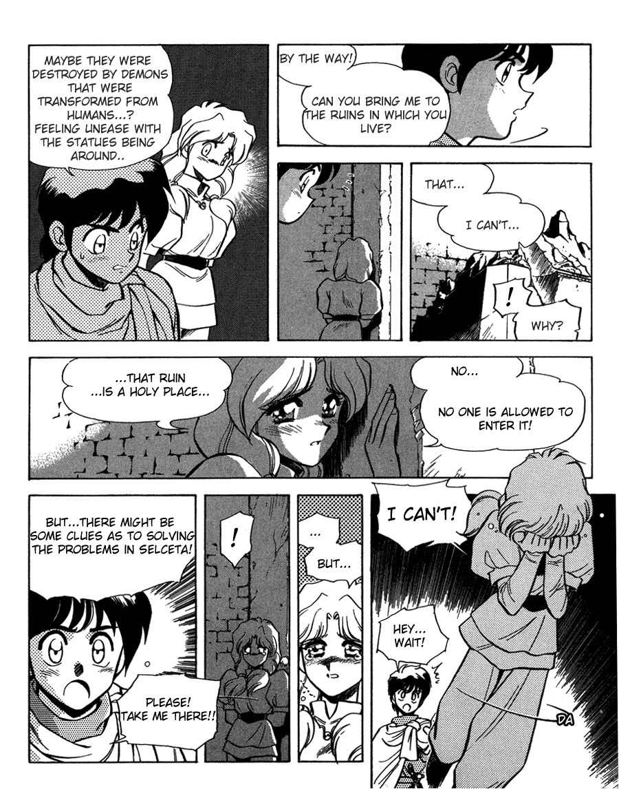 Ys Taiyou no Kamen Chapter 5 page 9 - Chapter 5: The Mysterious Girl Leeza