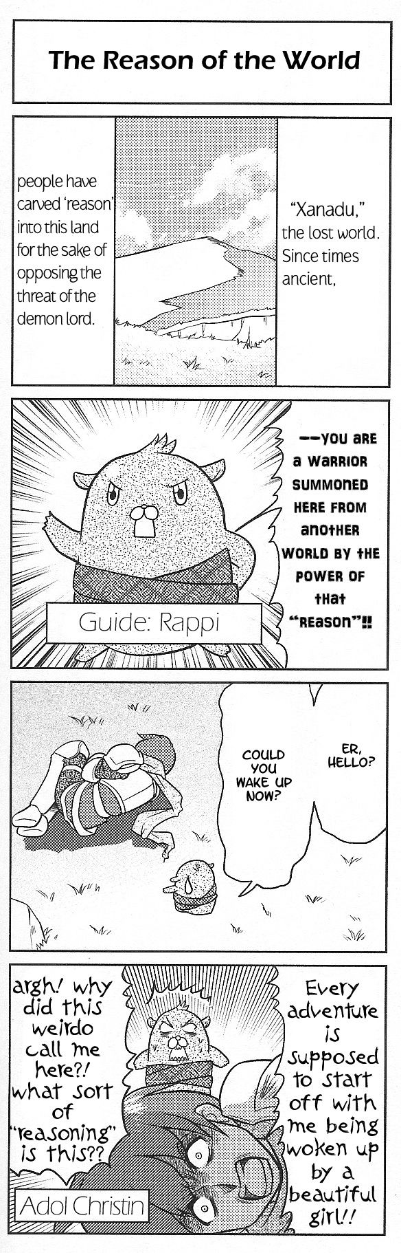 Ys vs. Sora no Kiseki - Alternative Saga: Game 4ko Maoh Chapter 1 page 2 - Chapter 1