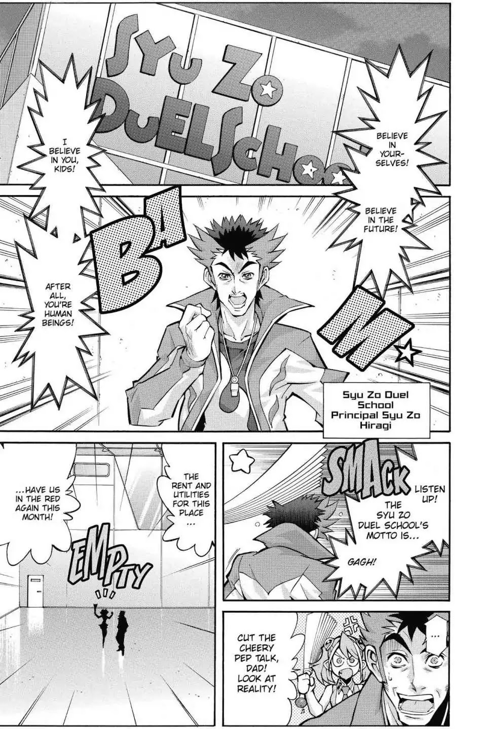 Yu-Gi-Oh! Arc-V Chapter 1 page 8 - Chapter 1: Vol.1 SCALE 1: The Name Is Phantom!!