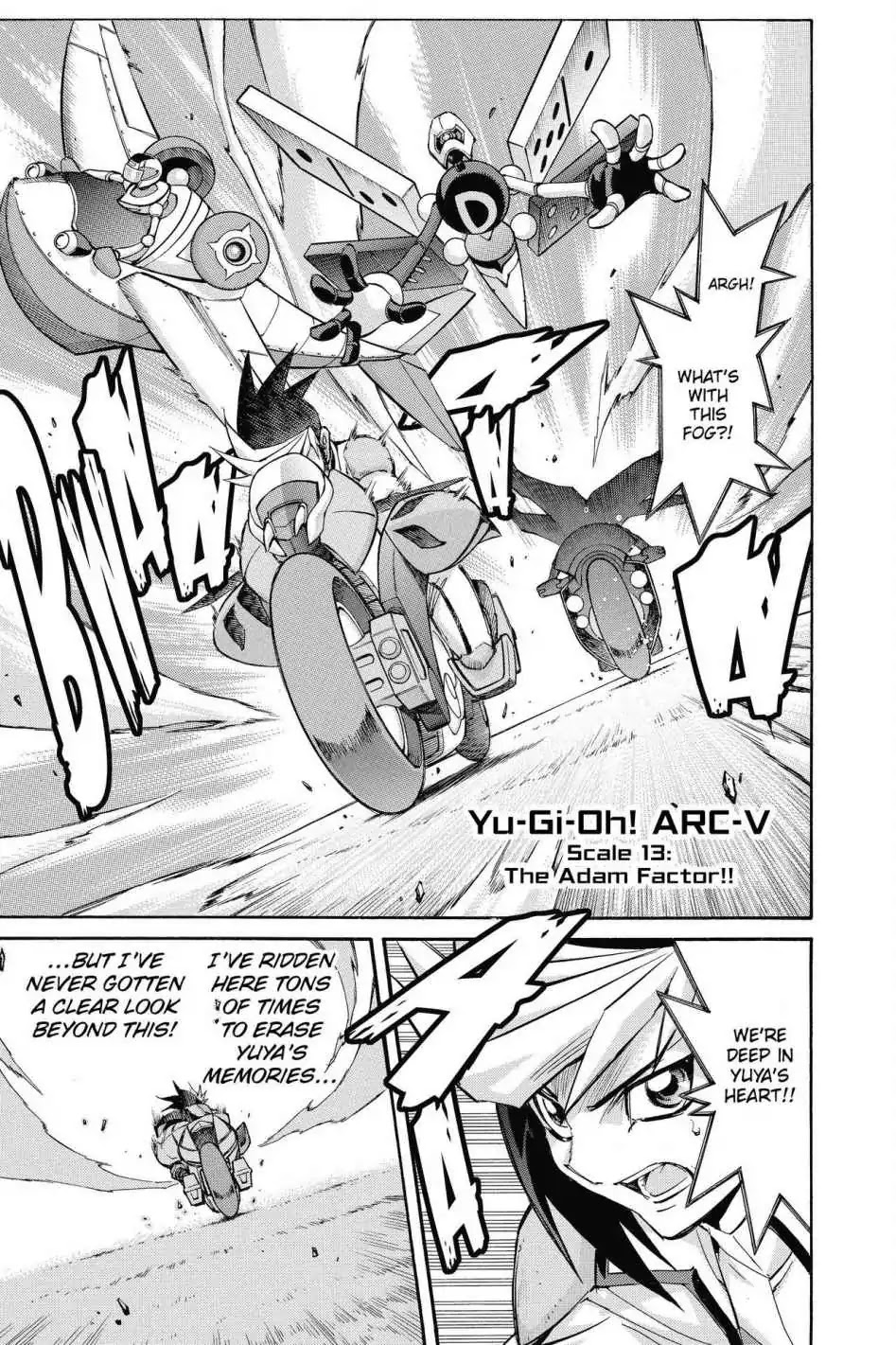 Yu-Gi-Oh! Arc-V Chapter 13 page 1 - Chapter 13: Vol.2 SCALE 13: The Adam Factor!!