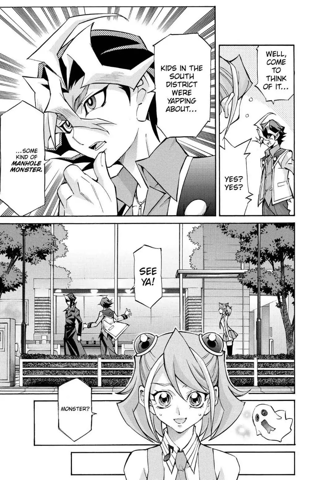 Yu-Gi-Oh! Arc-V Chapter 19 page 7 - Chapter 19: Vol.3 SCALE 19: Their Whereabouts!!
