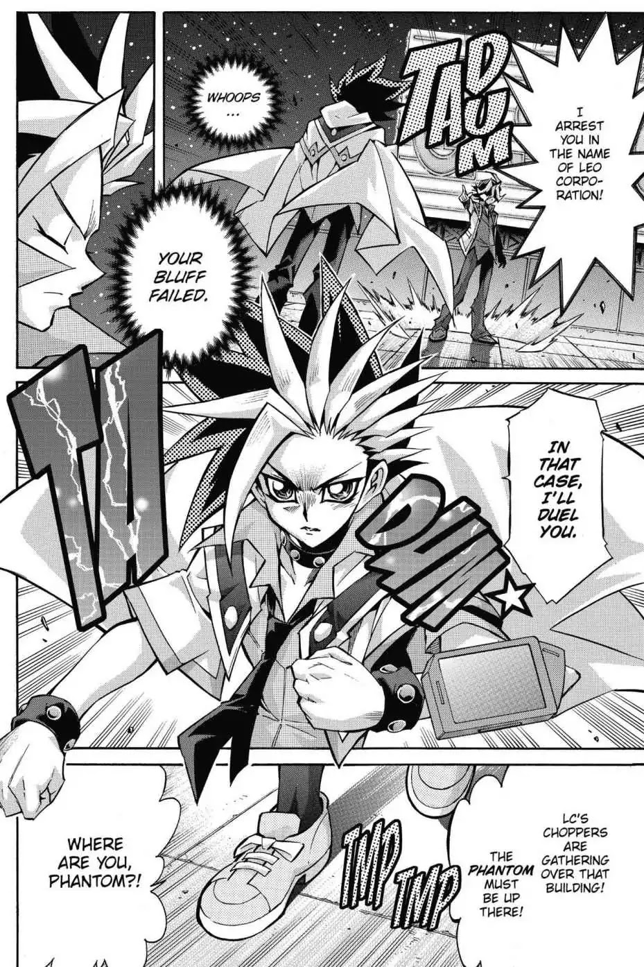 Yu-Gi-Oh! Arc-V Chapter 2 page 4 - Chapter 2: Vol.1 SCALE 2: Yuto vs. Sawatari!!