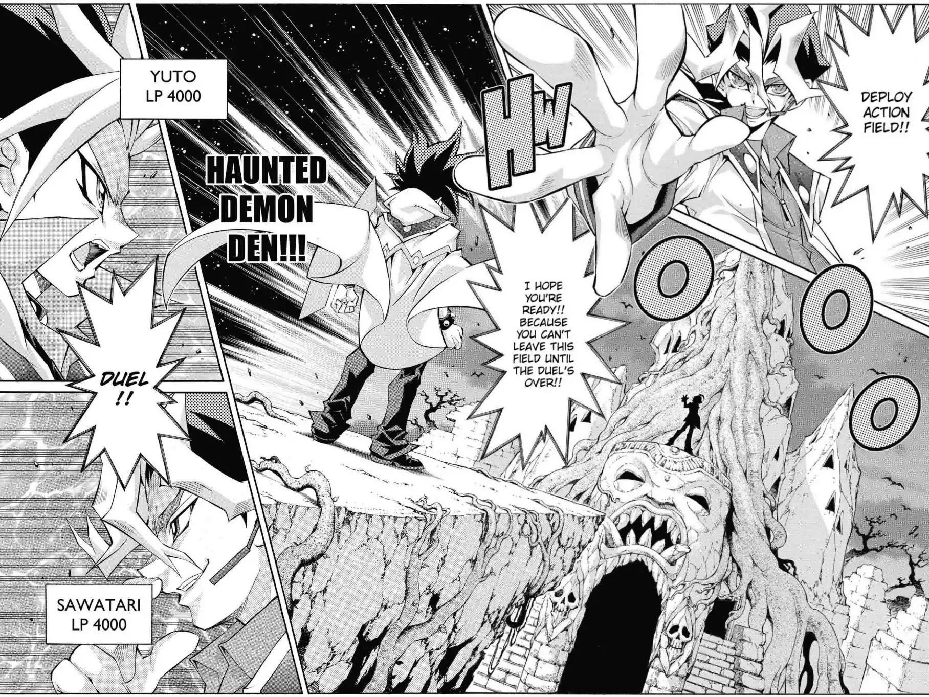 Yu-Gi-Oh! Arc-V Chapter 2 page 6 - Chapter 2: Vol.1 SCALE 2: Yuto vs. Sawatari!!