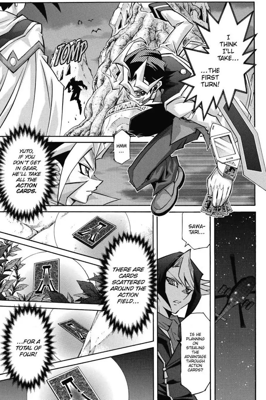 Yu-Gi-Oh! Arc-V Chapter 2 page 8 - Chapter 2: Vol.1 SCALE 2: Yuto vs. Sawatari!!