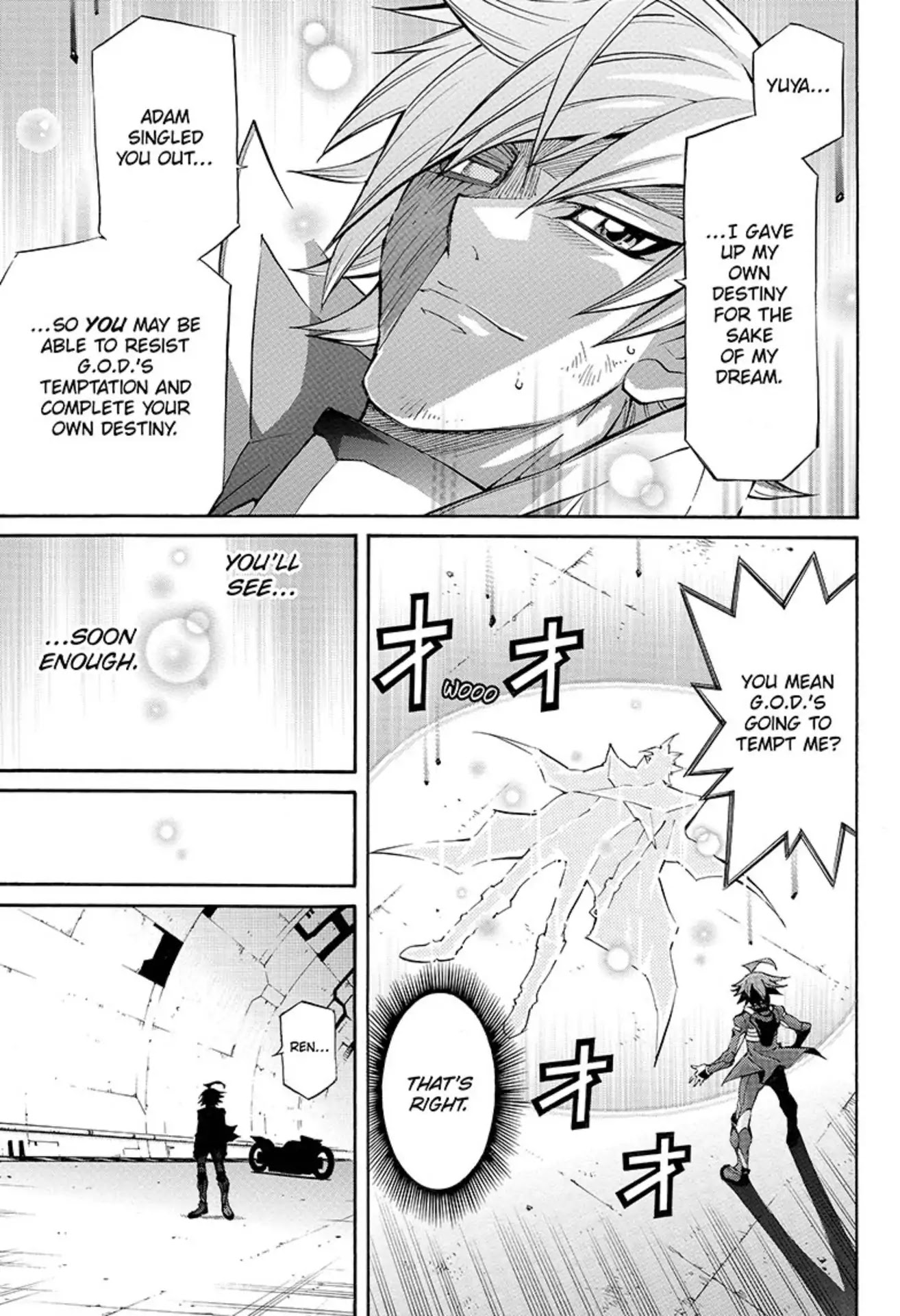 Yu-Gi-Oh! Arc-V Chapter 24 page 11 - Chapter 24: Vol.4 SCALE 24: The Reason for Being Targeted!