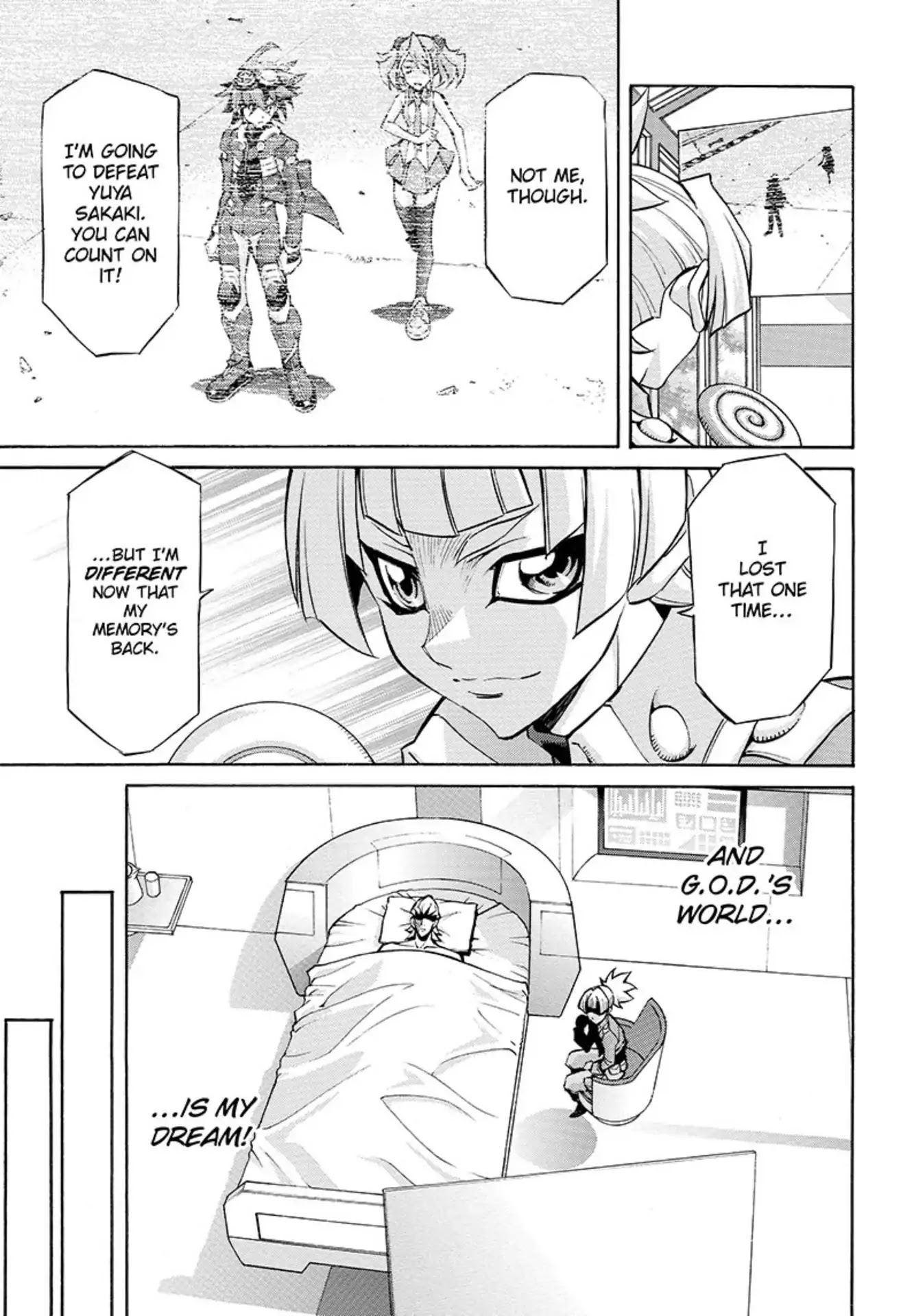 Yu-Gi-Oh! Arc-V Chapter 24 page 13 - Chapter 24: Vol.4 SCALE 24: The Reason for Being Targeted!