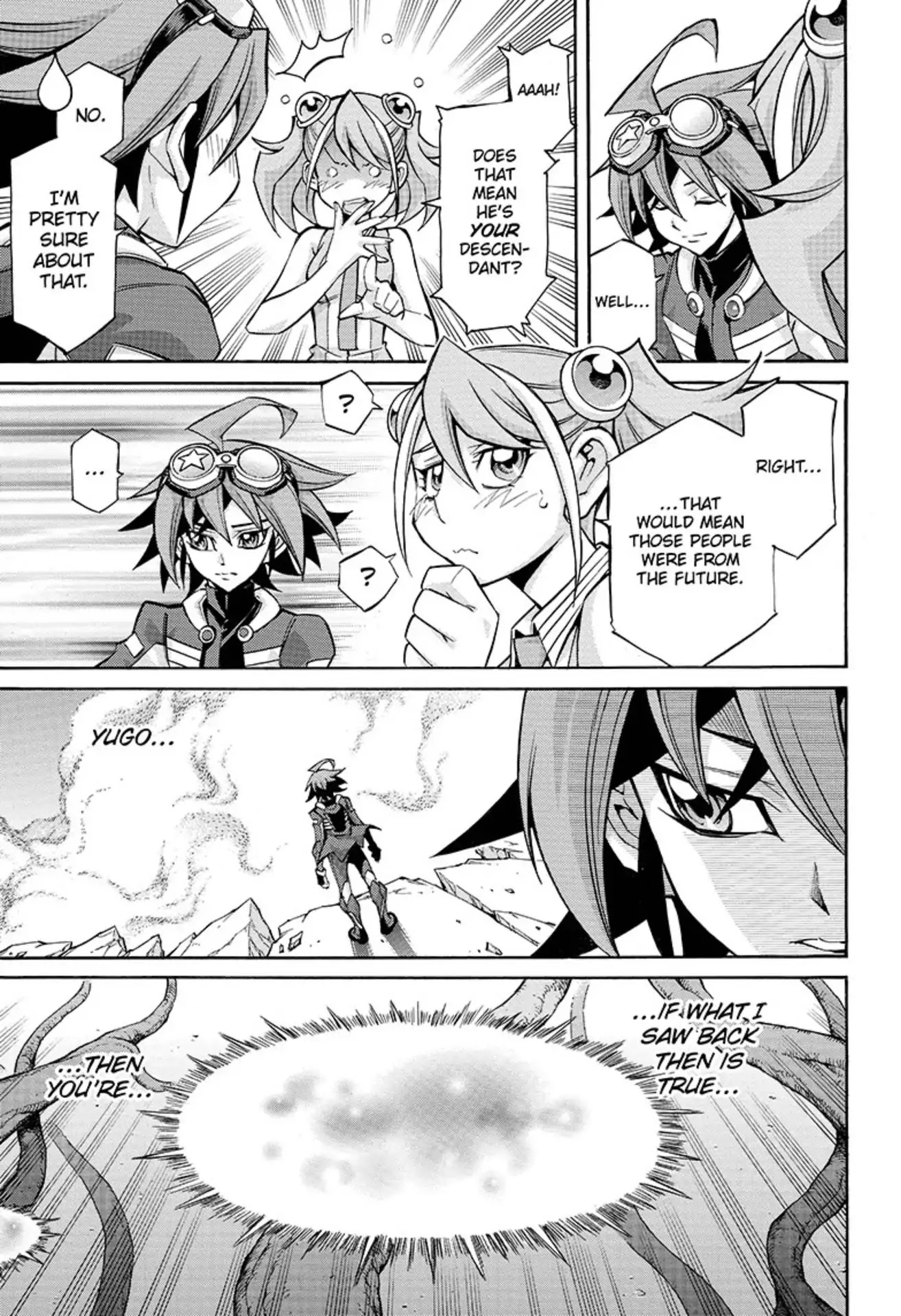 Yu-Gi-Oh! Arc-V Chapter 24 page 15 - Chapter 24: Vol.4 SCALE 24: The Reason for Being Targeted!