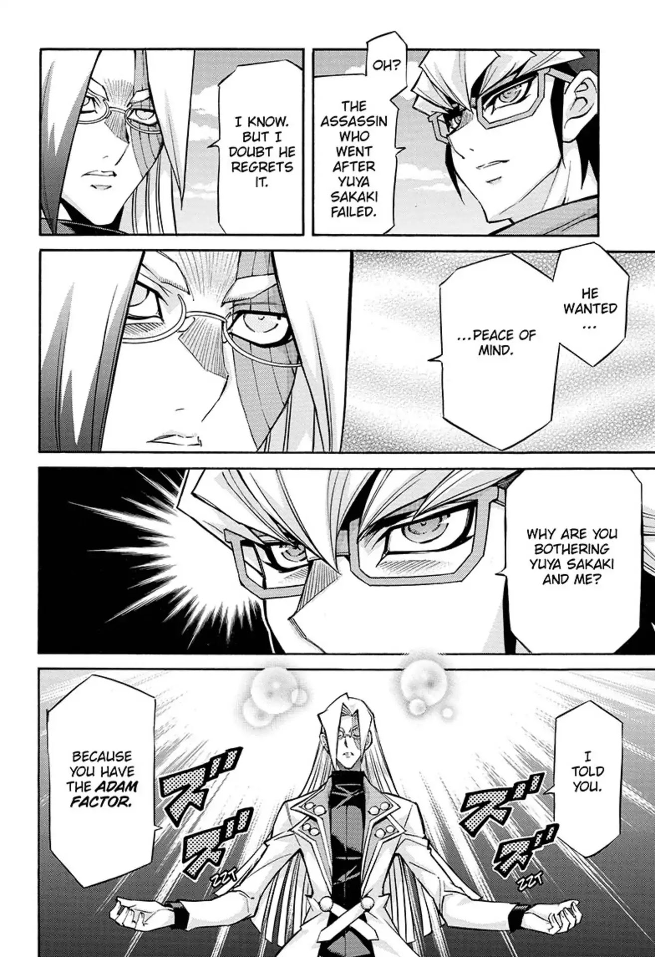 Yu-Gi-Oh! Arc-V Chapter 24 page 21 - Chapter 24: Vol.4 SCALE 24: The Reason for Being Targeted!