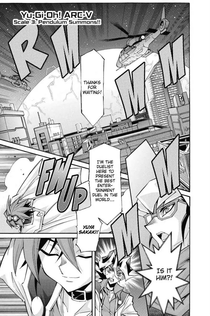 Yu-Gi-Oh! Arc-V Chapter 3 page 1 - Chapter 3: Vol.1 SCALE 3: Pendulum Summons!!