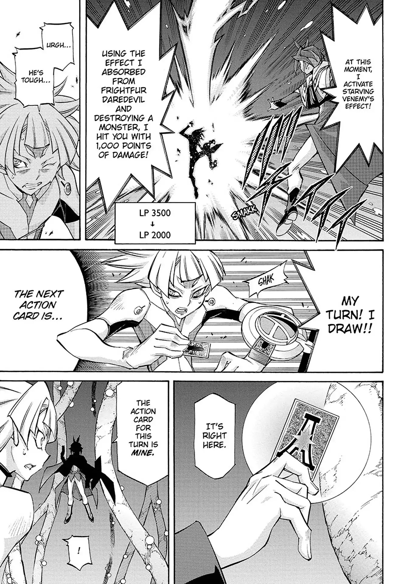 Yu-Gi-Oh! Arc-V Chapter 30 page 23 - Chapter 30: Vol.5 SCALE 30: The World that Sora Wants
