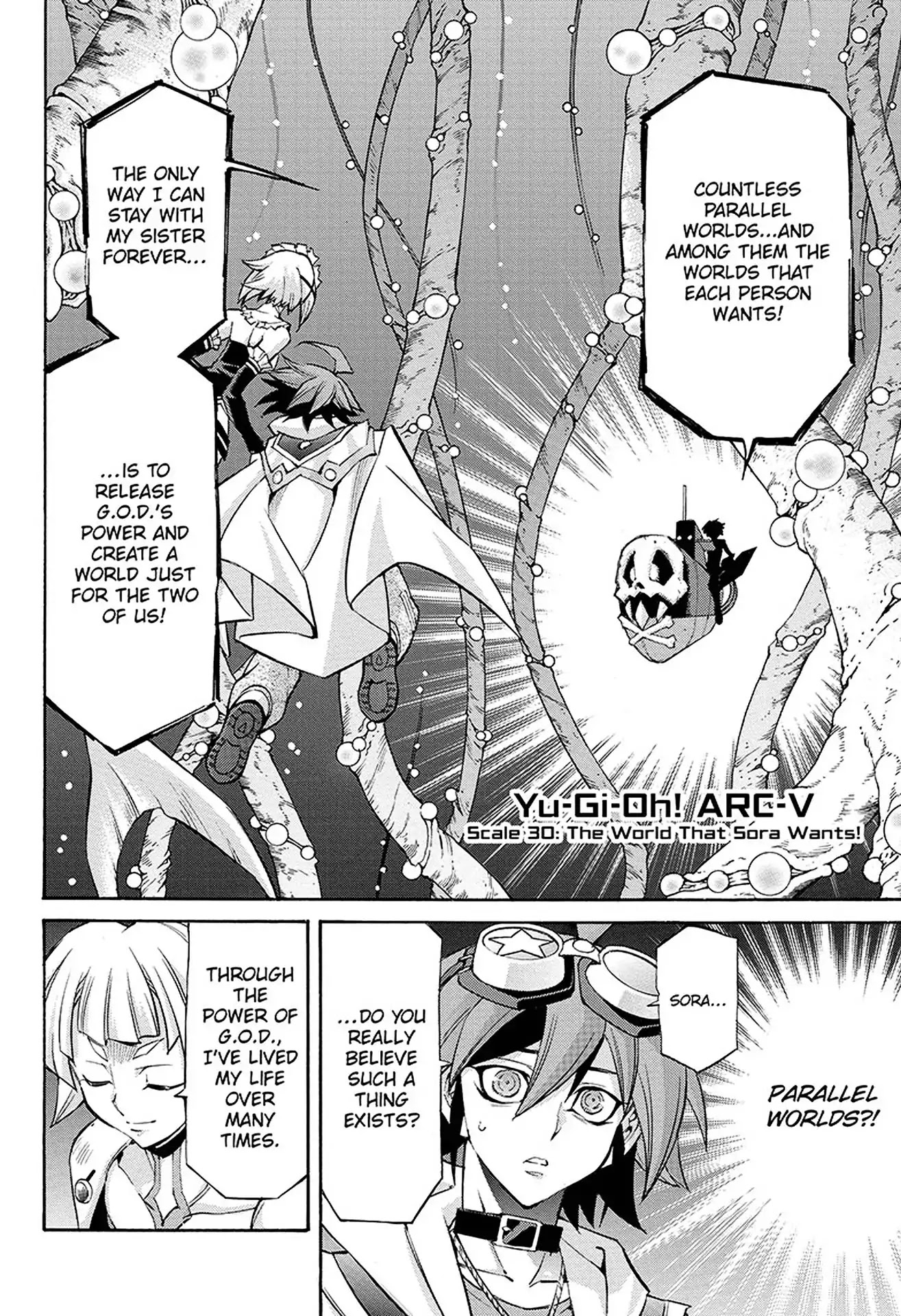 Yu-Gi-Oh! Arc-V Chapter 30 page 3 - Chapter 30: Vol.5 SCALE 30: The World that Sora Wants