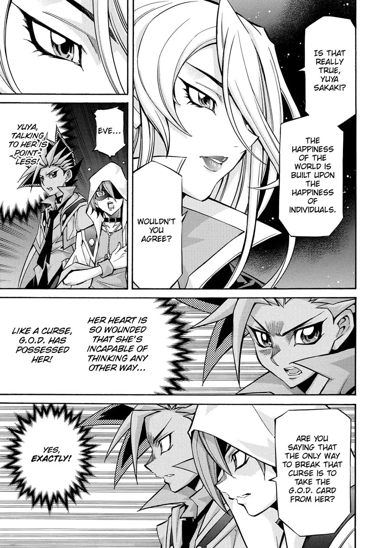 Yu-Gi-Oh! Arc-V Chapter 33 page 8 - Chapter 33: Vol.6 SCALE 33: Eve's True Skills!!