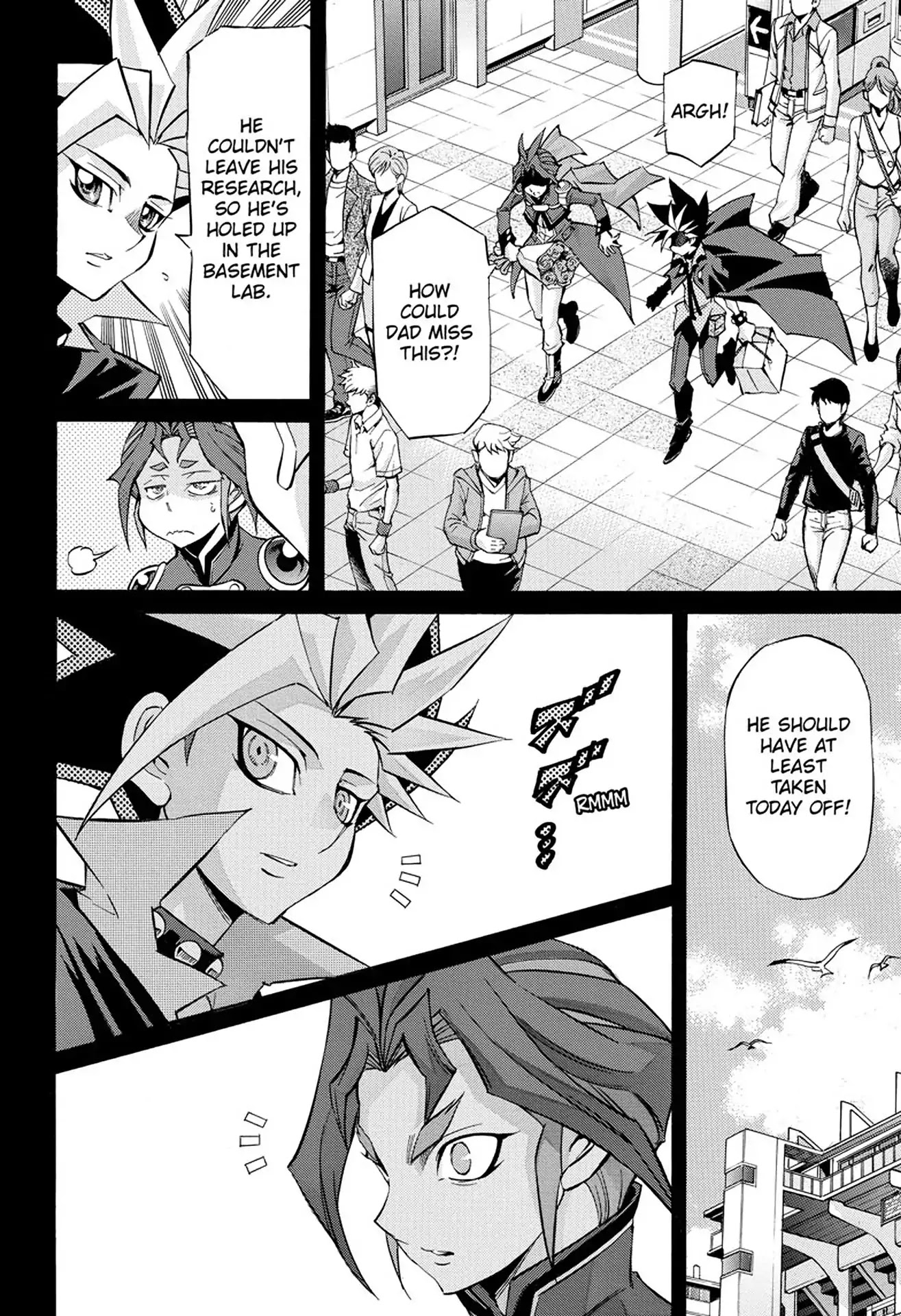 Yu-Gi-Oh! Arc-V Chapter 35 page 11 - Chapter 35: Vol.6 SCALE 35: The Four Brothers' Bond!