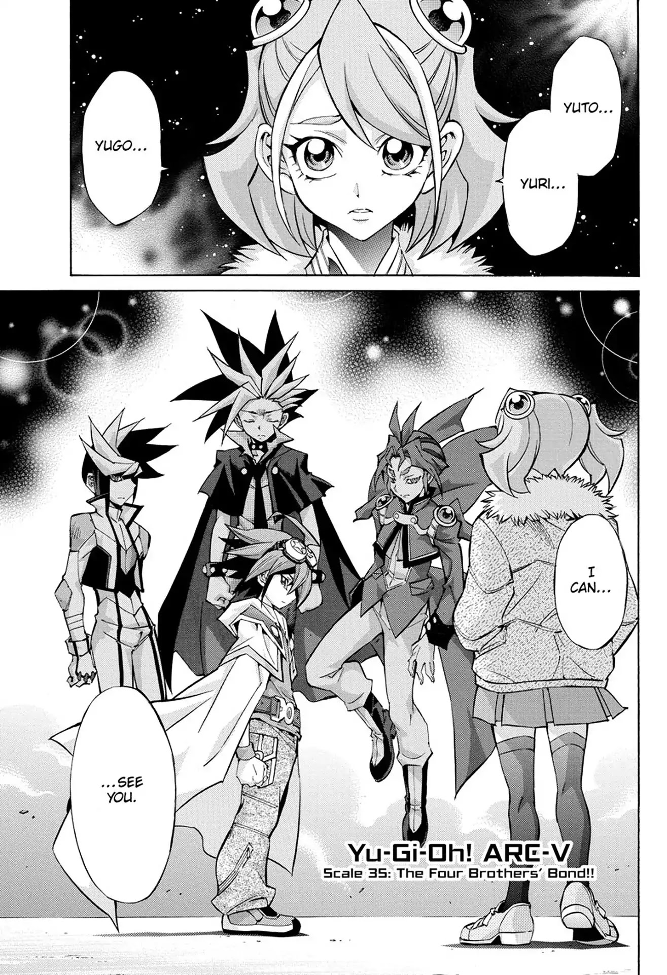 Yu-Gi-Oh! Arc-V Chapter 35 page 2 - Chapter 35: Vol.6 SCALE 35: The Four Brothers' Bond!