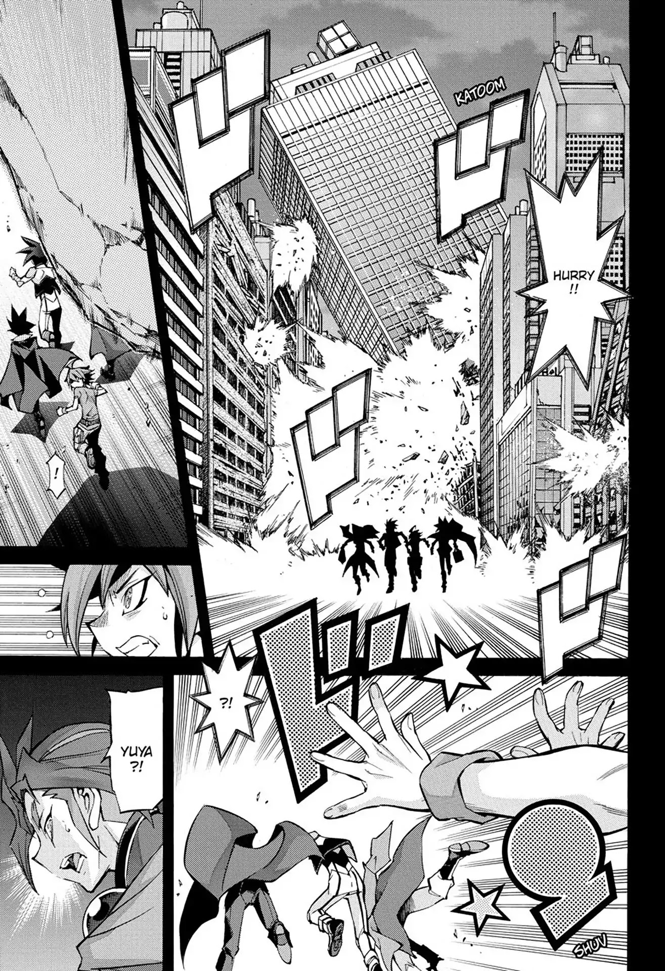 Yu-Gi-Oh! Arc-V Chapter 35 page 22 - Chapter 35: Vol.6 SCALE 35: The Four Brothers' Bond!