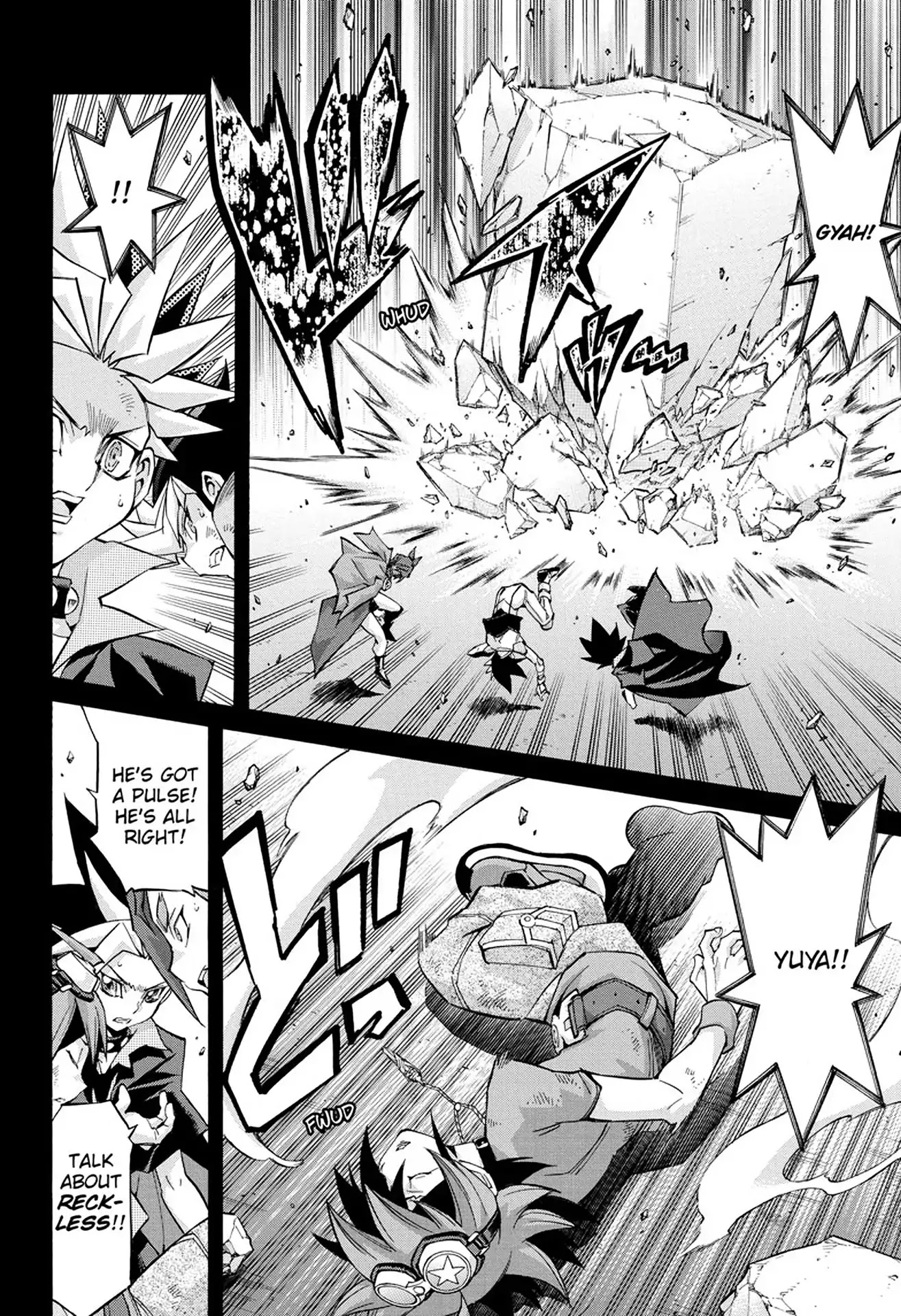Yu-Gi-Oh! Arc-V Chapter 35 page 23 - Chapter 35: Vol.6 SCALE 35: The Four Brothers' Bond!