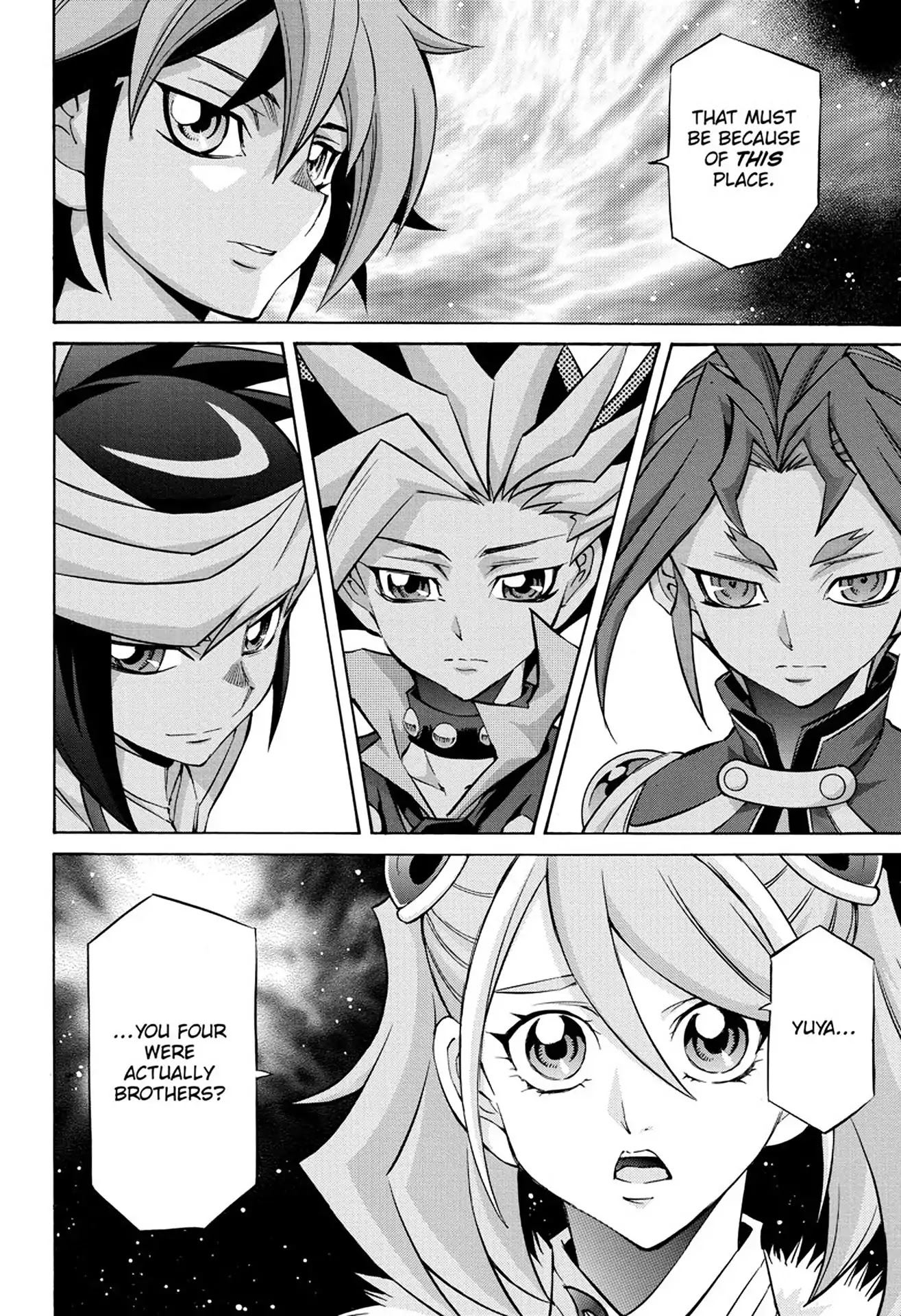 Yu-Gi-Oh! Arc-V Chapter 35 page 3 - Chapter 35: Vol.6 SCALE 35: The Four Brothers' Bond!