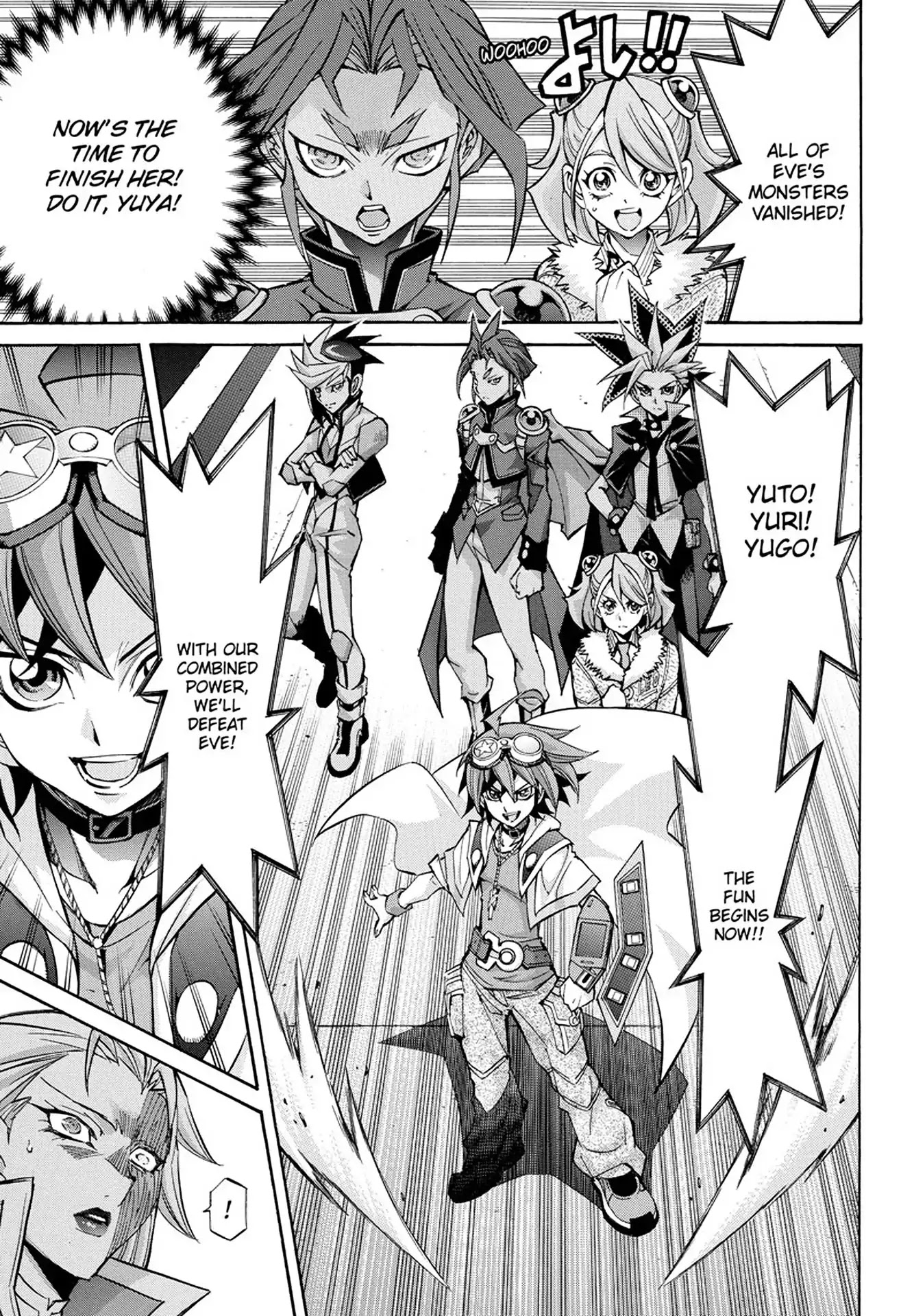 Yu-Gi-Oh! Arc-V Chapter 36 page 28 - Chapter 36: Vol.6 SCALE 36: The Power of Bonds!