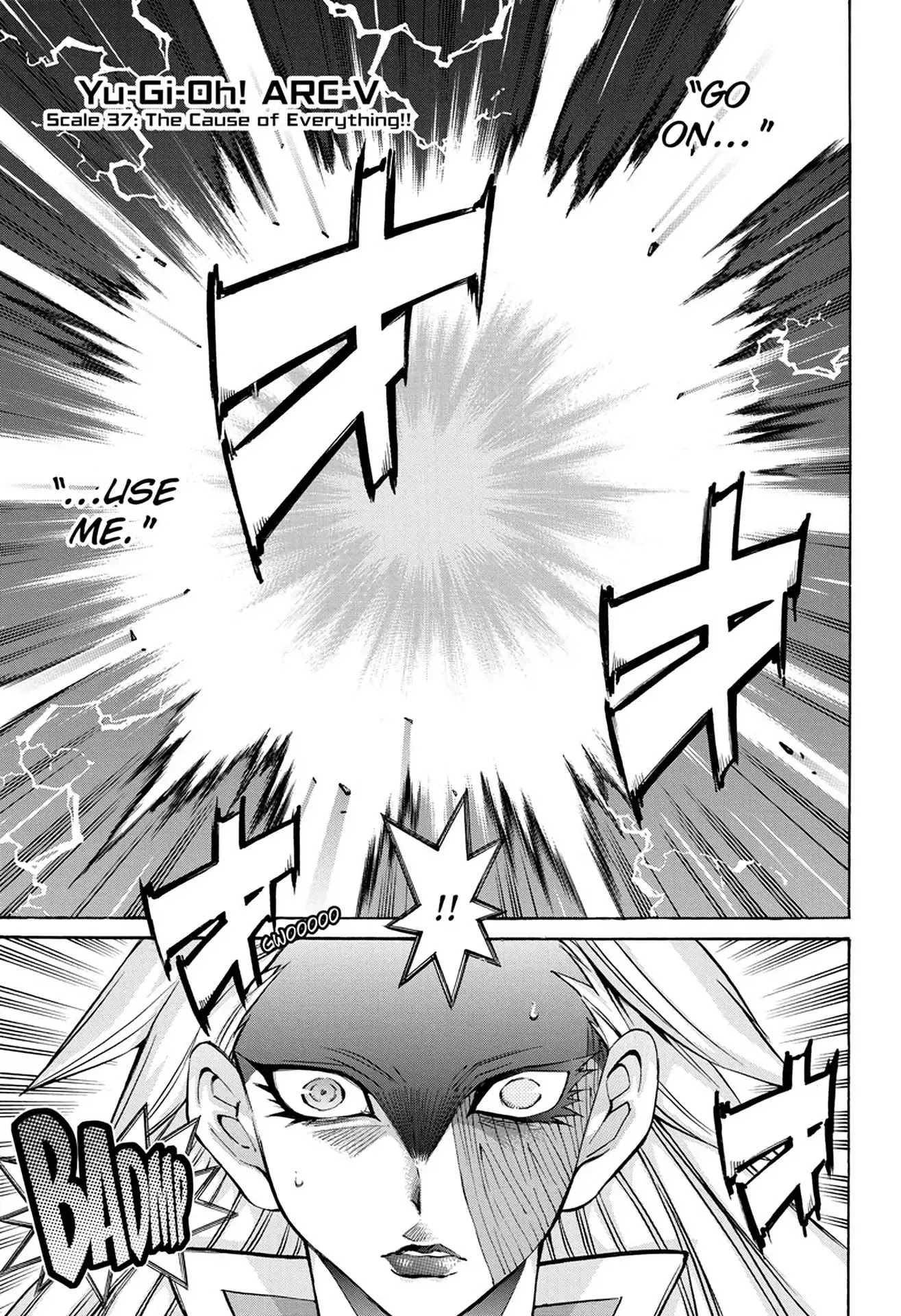 Yu-Gi-Oh! Arc-V Chapter 37 page 2 - Chapter 37: Vol.6 SCALE 37: The Cause of Everything!