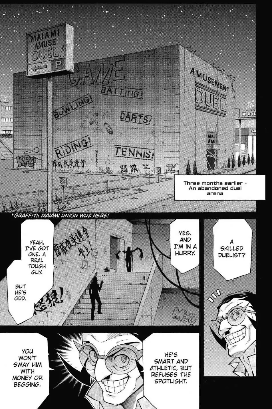 Yu-Gi-Oh! Arc-V Chapter 4 page 13 - Chapter 4: Vol.1 SCALE 4: The Hungry Assassin!!