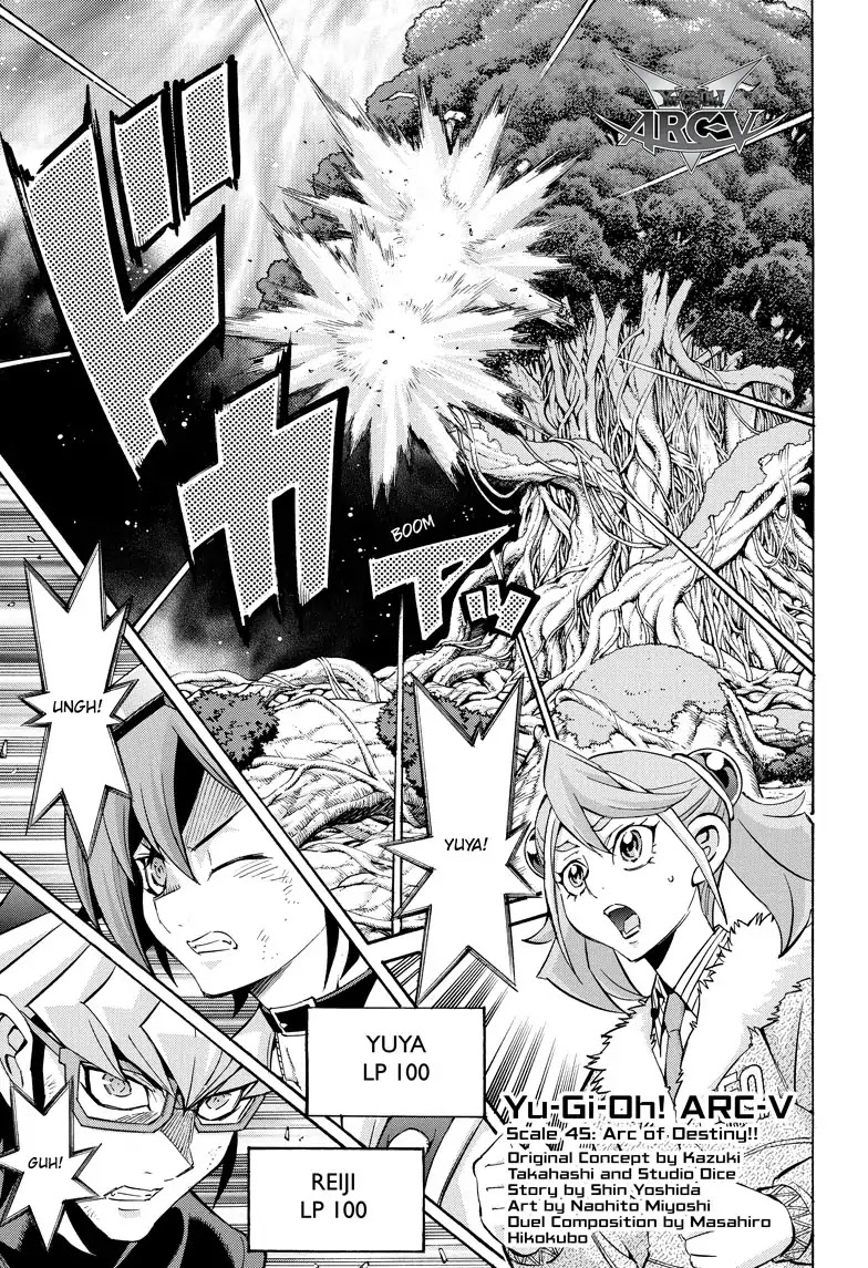Yu-Gi-Oh! Arc-V Chapter 45 page 1 - Chapter 45: SCALE 45: Arc of Destiny!