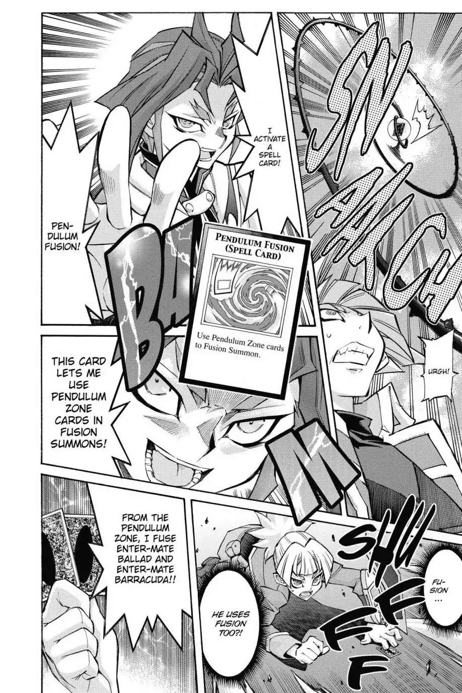 Yu-Gi-Oh! Arc-V Chapter 9 page 4 - Chapter 9: Vol.2 SCALE 9: Fusion vs. Fusion!!