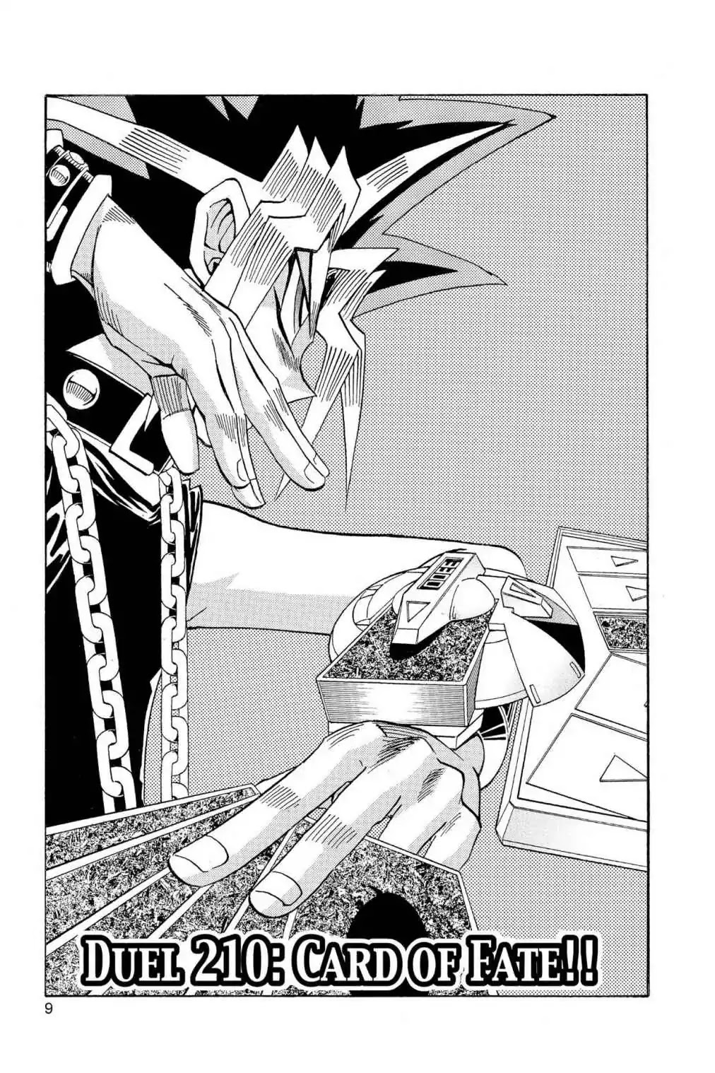 Yu-Gi-Oh! Duelist Chapter 210 page 9 - Chapter 210: Vol.24 Duel 210: Card of Fate!!